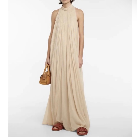 CHLOE RED BRAIDED LEATHER SLIDES - Picture 13 of 13